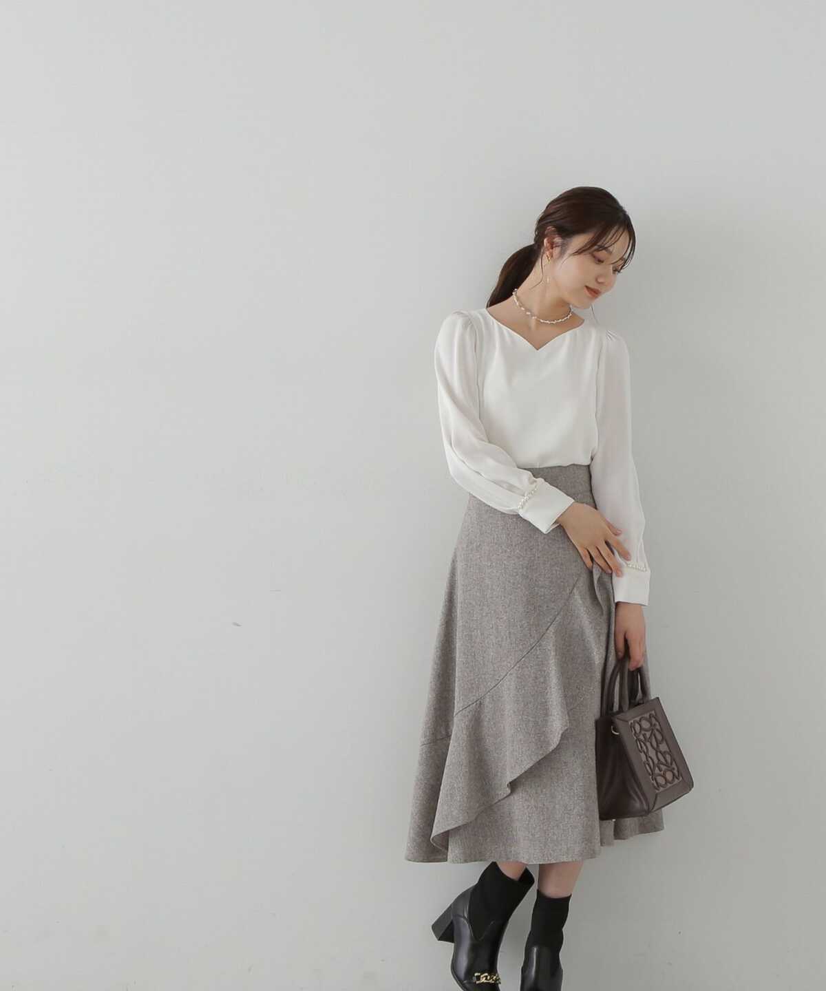 ROBERTASCARPA  DRESSING シフォンスカートフレアスカート