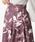 【美人百花10月号掲載 石崎日梨さん着用商品】ぼかしフラワースカート