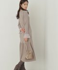 マーメイドドッキングスリーブニットワンピース