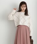 アイレットショート丈ニット