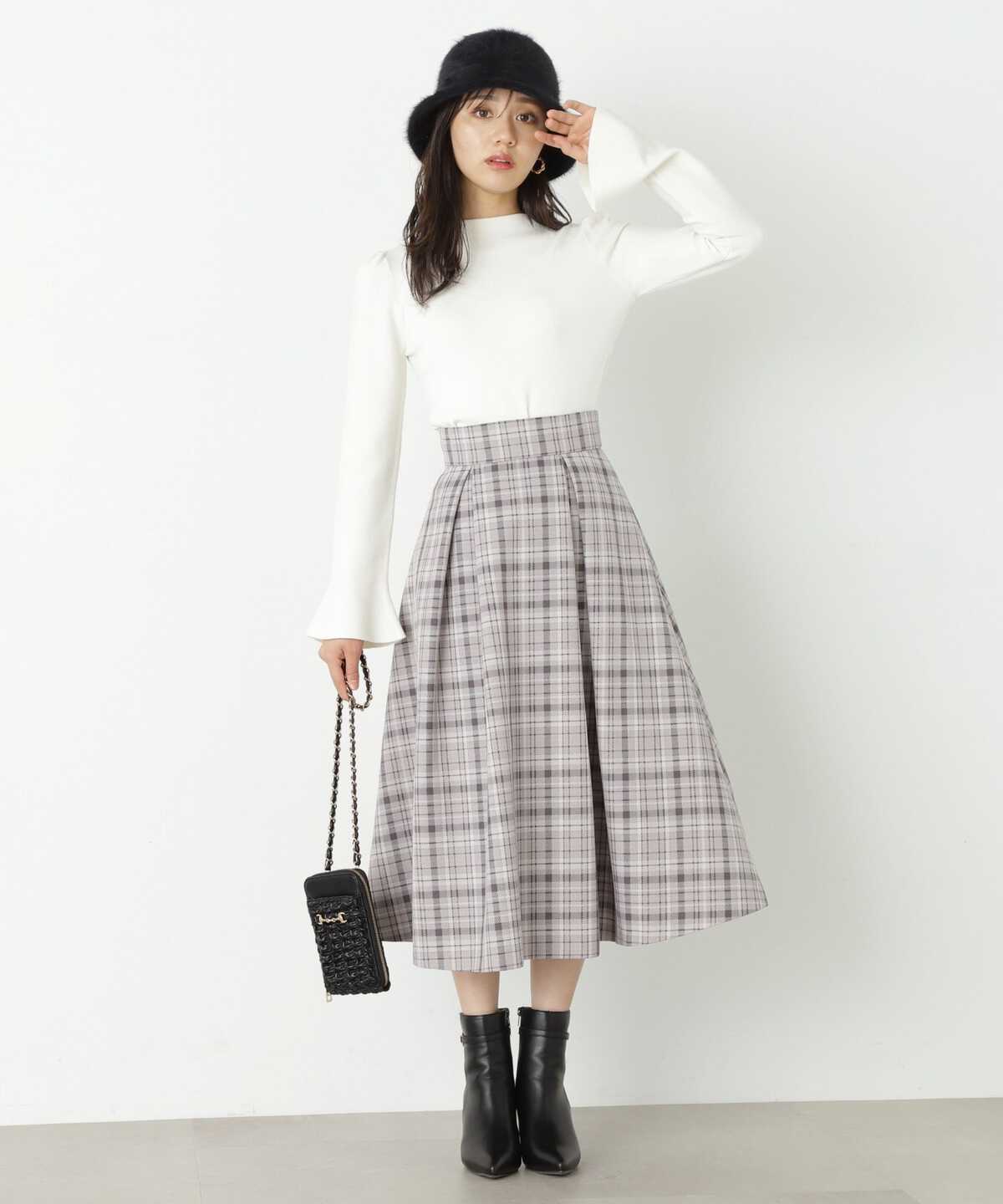 【美人百花12月号掲載 川津明日香さん着用商品】ポインテッドシュートブーツ