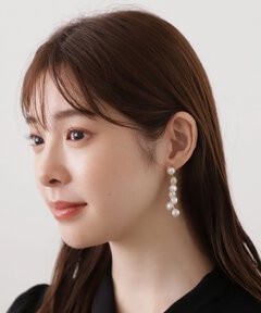 【美人百花10月号掲載 石崎日梨さん着用商品】パールドロップピアス