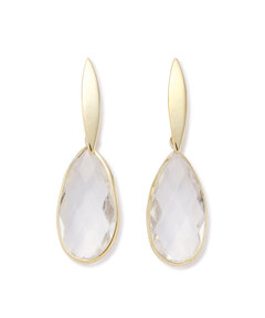 【美人百花10月号掲載 石崎日梨さん着用商品】クリアドロップピアス