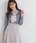 【美人百花12月号掲載 川津明日香さん着用商品】2Wayリングニット WEB限定カラー：ピンク