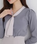 【美人百花12月号掲載 川津明日香さん着用商品】2Wayリングニット WEB限定カラー：ピンク