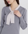 【美人百花12月号掲載 川津明日香さん着用商品】2Wayリングニット WEB限定カラー：ピンク