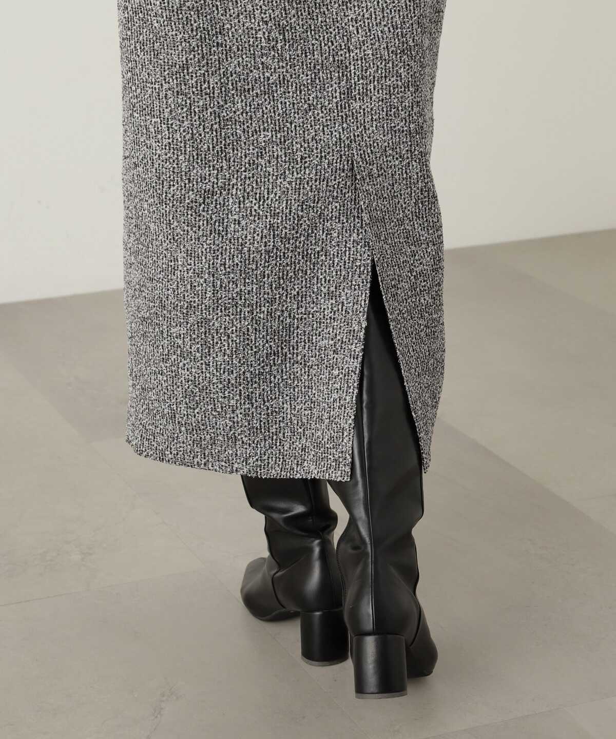 ラメ入りフェザーツイードニットアップ | PROPORTION BODY DRESSING | ノード センス - NODE SENSE