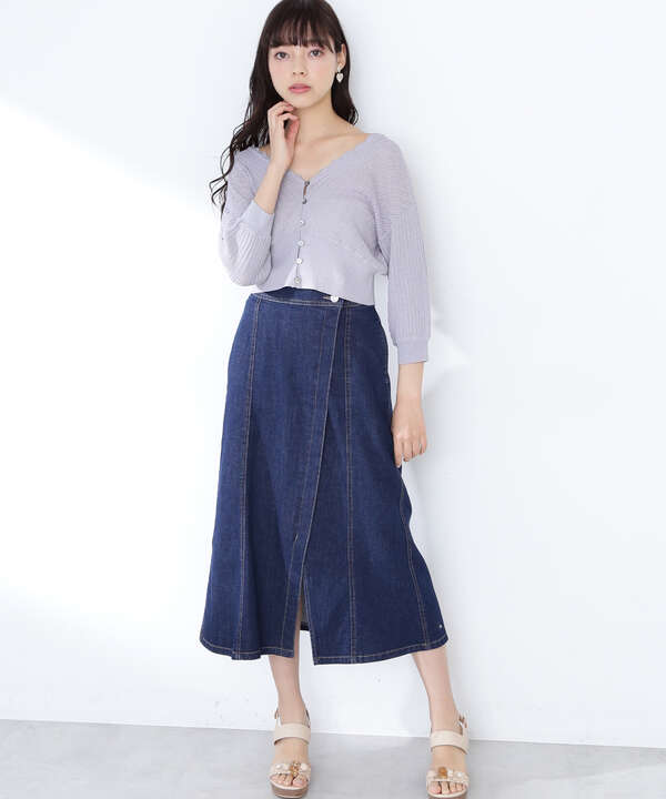 道重さゆみさん着用 美人百花4月号掲載商品 スプリングデニムスカート Jill By Jillstuart サンエービーディーオンラインストア Sanei Online Store
