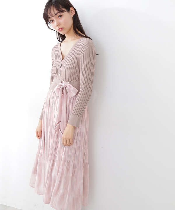 マーブルスカーフ付ニットワンピース Jill By Jillstuart サンエービーディーオンラインストア Sanei Online Store