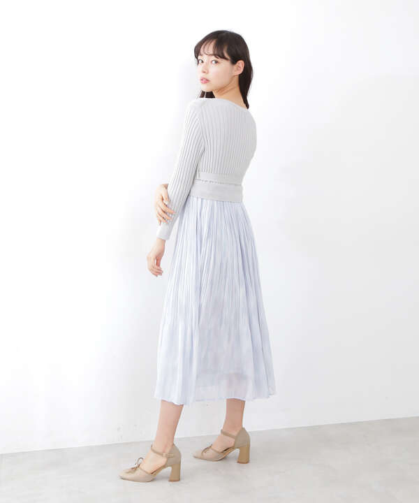 マーブルスカーフ付ニットワンピース Jill By Jillstuart サンエービーディーオンラインストア Sanei Online Store