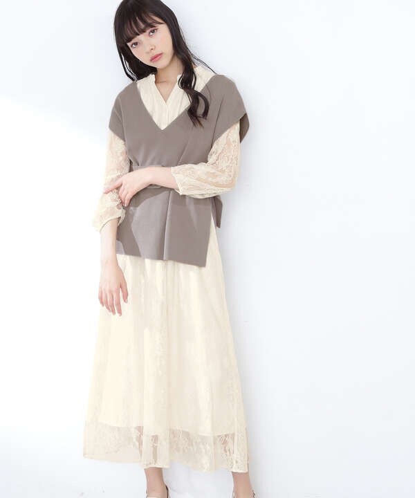 ニットベスト レイヤードワンピセット Jill By Jillstuart サンエービーディーオンラインストア Sanei Online Store