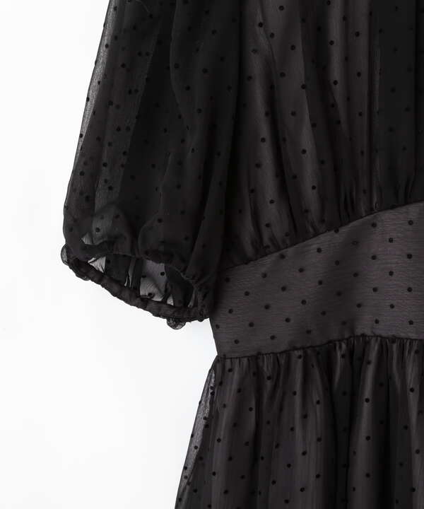 フロッキードットワンピース Jill By Jillstuart サンエービーディーオンラインストア Sanei Online Store
