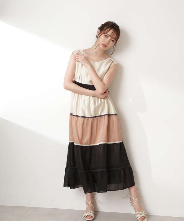 宮田聡子さん着用 美人百花6月号掲載商品 切替グラデーションワンピース Jill By Jillstuart サンエービーディーオンラインストア Sanei Online Store