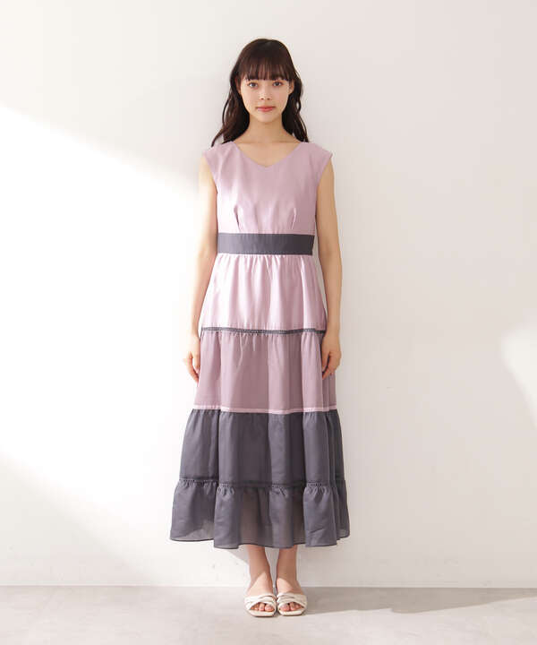 宮田聡子さん着用 美人百花6月号掲載商品 切替グラデーションワンピース Jill By Jillstuart サンエービーディーオンラインストア Sanei Online Store