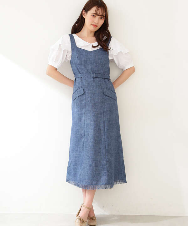 フリンジツイードジャンスカ Jill By Jillstuart サンエービーディーオンラインストア Sanei Online Store
