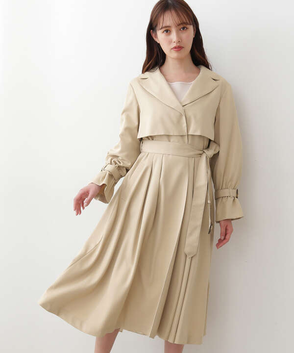 バックプリーツドレストレンチ Jill By Jillstuart サンエービーディーオンラインストア Sanei Online Store