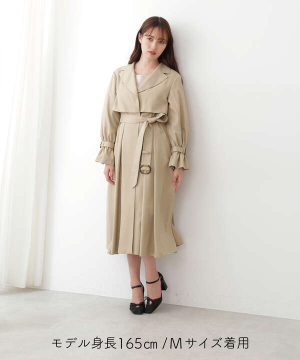 バックプリーツドレストレンチ Jill By Jillstuart ジルバイジルスチュアート 公式 通販mix Tokyo ミックスドットトウキョウ