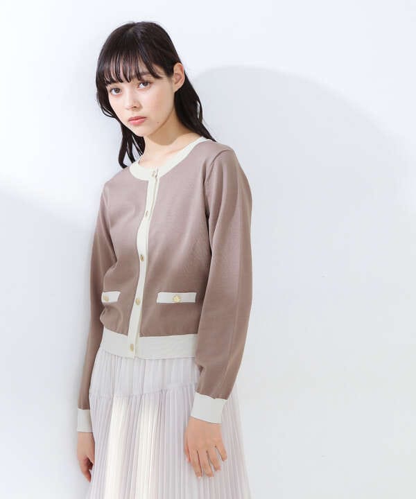 バイカラーニットカーディガン Jill By Jillstuart サンエービーディーオンラインストア Sanei Online Store