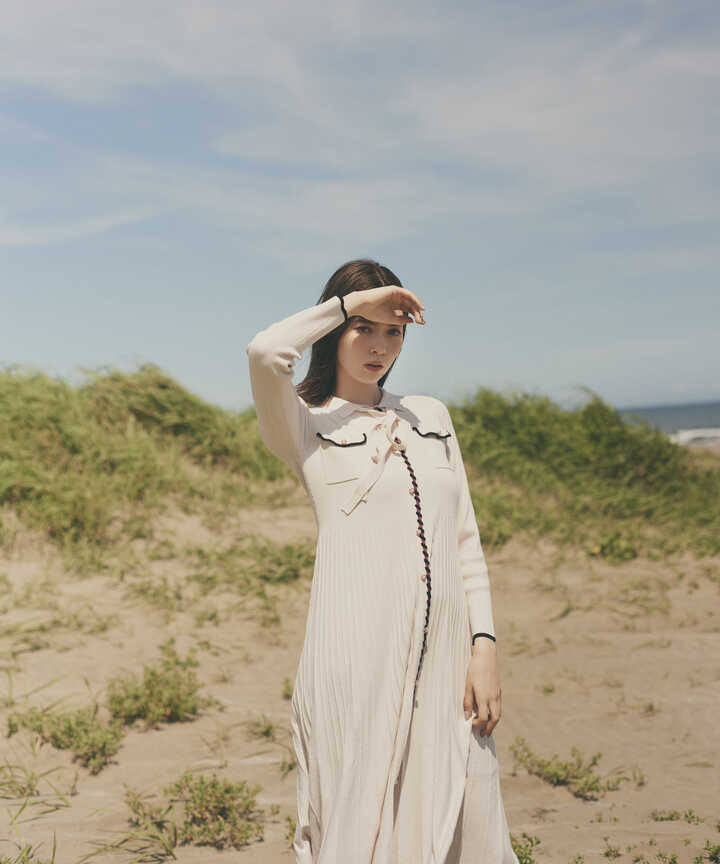 道重さゆみさん着用 美人百花 10月号 掲載商品 バイカラーリブフレアーワンピース Jill By Jillstuart サンエービーディーオンラインストア Sanei Online Store