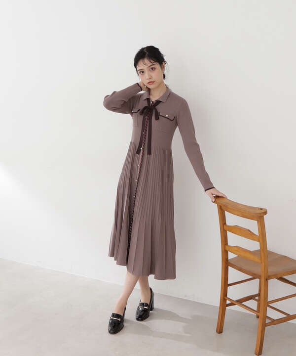 道重さゆみさん着用 美人百花 10月号 掲載商品 バイカラーリブフレアーワンピース Jill By Jillstuart サンエービーディーオンラインストア Sanei Online Store