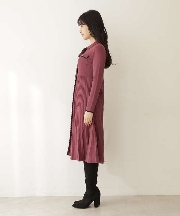 道重さゆみさん着用 美人百花 10月号 掲載商品 バイカラーリブフレアーワンピース Jill By Jillstuart サンエービーディーオンラインストア Sanei Online Store