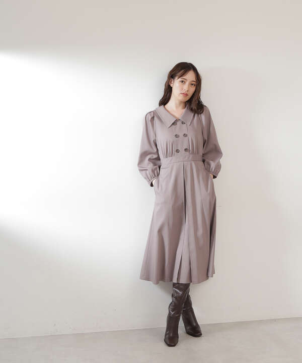道重さゆみさん着用 美人百花 10月号 掲載商品 スカーフ付トレンチ風ワンピース Jill By Jillstuart サンエービーディーオンラインストア Sanei Online Store