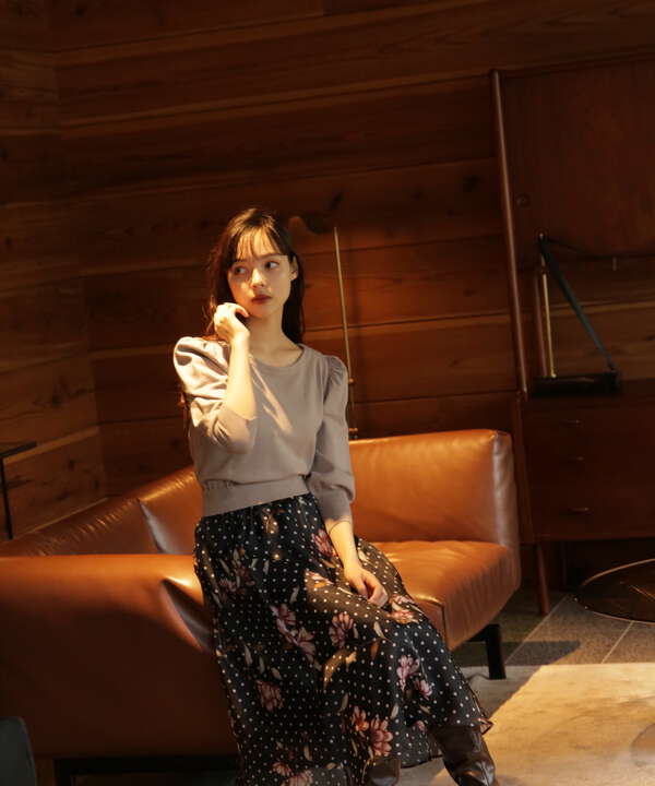 ヴィンテージ風ドットフラワーワンピース Jill By Jillstuart サンエービーディーオンラインストア Sanei Online Store