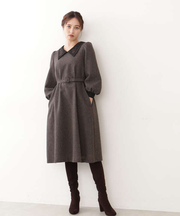 ラメツイード襟付ワンピース Jill By Jillstuart サンエービーディーオンラインストア Sanei Online Store