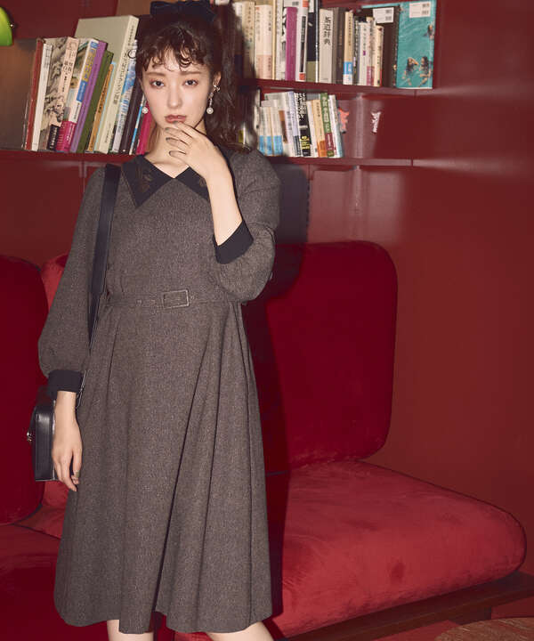 ラメツイード襟付ワンピース Jill By Jillstuart サンエービーディーオンラインストア Sanei Online Store