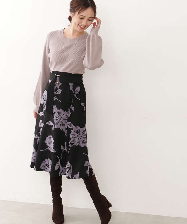 泉里香さん着用 美人百花11月号 掲載商品 フロッキーフラワープリントワンピース Jill By Jillstuart サンエービーディーオンラインストア Sanei Online Store