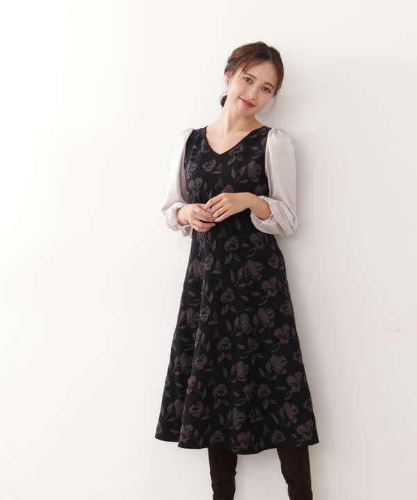 道重さゆみさん着用 美人百花 10月号 掲載商品 フラワーニットジャガードワンピース Jill By Jillstuart サンエービーディーオンラインストア Sanei Online Store