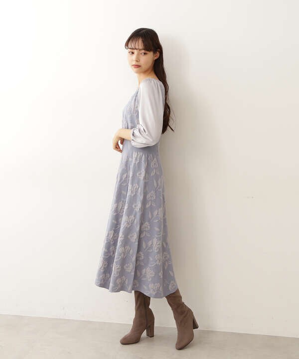 道重さゆみさん着用 美人百花 10月号 掲載商品 フラワーニットジャガードワンピース Jill By Jillstuart サンエービーディーオンラインストア Sanei Online Store