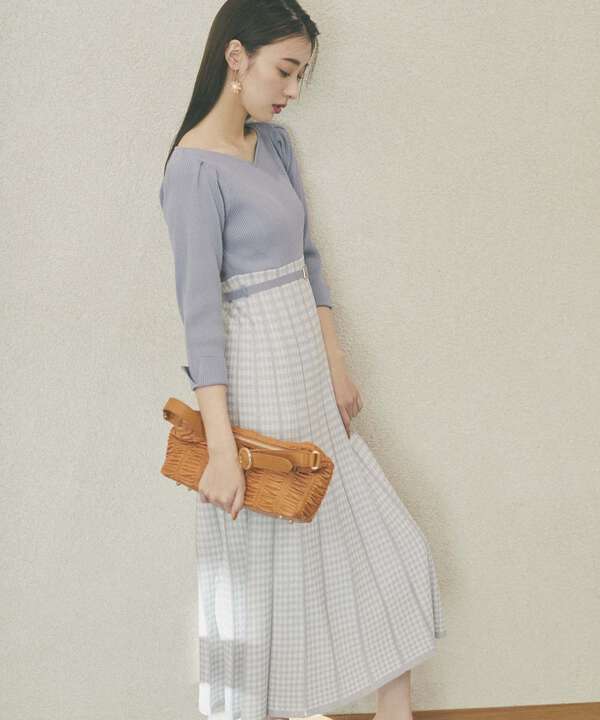 チェックプリーツニットワンピース Jill By Jillstuart ジルバイジルスチュアート 公式 通販 Mix Tokyo チェックプリーツニットワンピース Jill By Jillstuart ジルバイジルスチュアート 公式 通販 Mix Tokyo