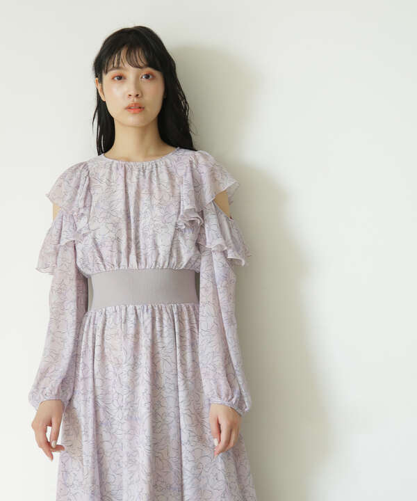 ショルダーラッフルワンピース Jill By Jillstuart ジルバイジルスチュアート 公式 通販 Mix Tokyo