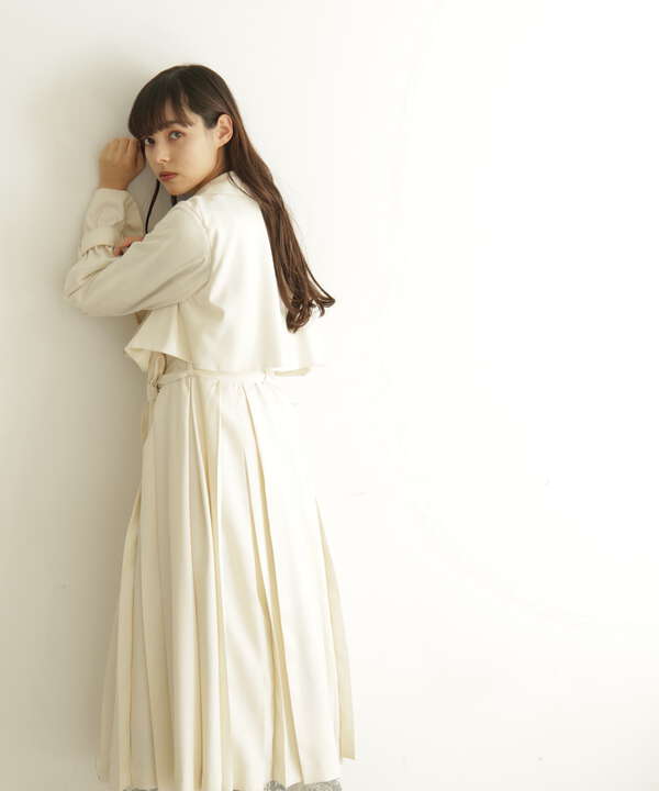 プリーツドレストレンチコート Jill By Jillstuart2 サンエービーディーオンラインストア Sanei Online Store