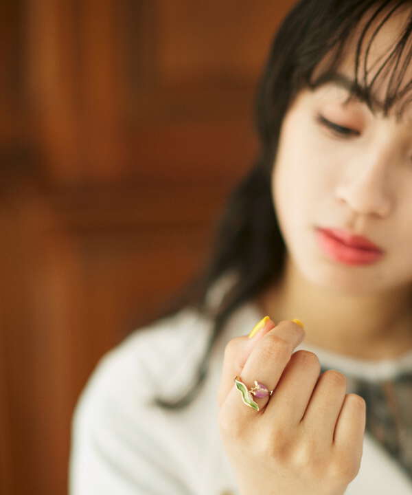 美人百花5月号掲載 泉里香さん着用商品 スプリングフラワーリング Jill By Jillstuart サンエービーディーオンラインストア Sanei Online Store