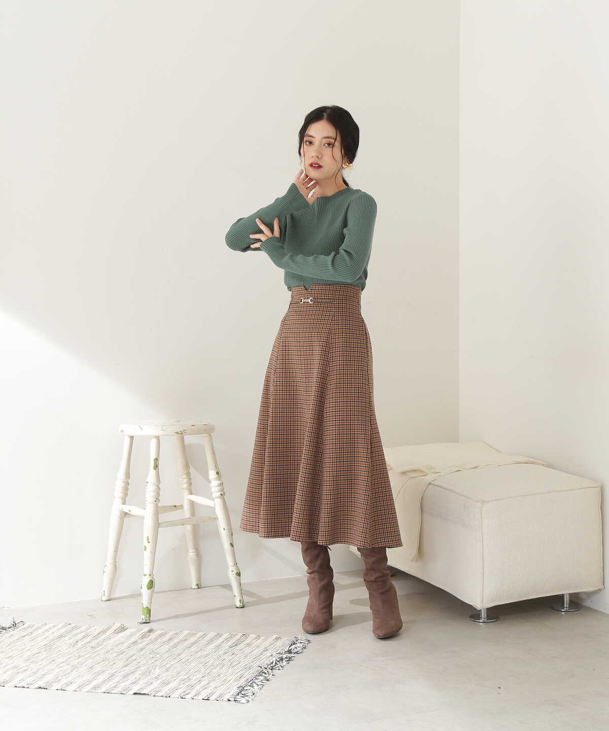 ビットハイウエストマーメイドスカート | JILL by JILL STUART 