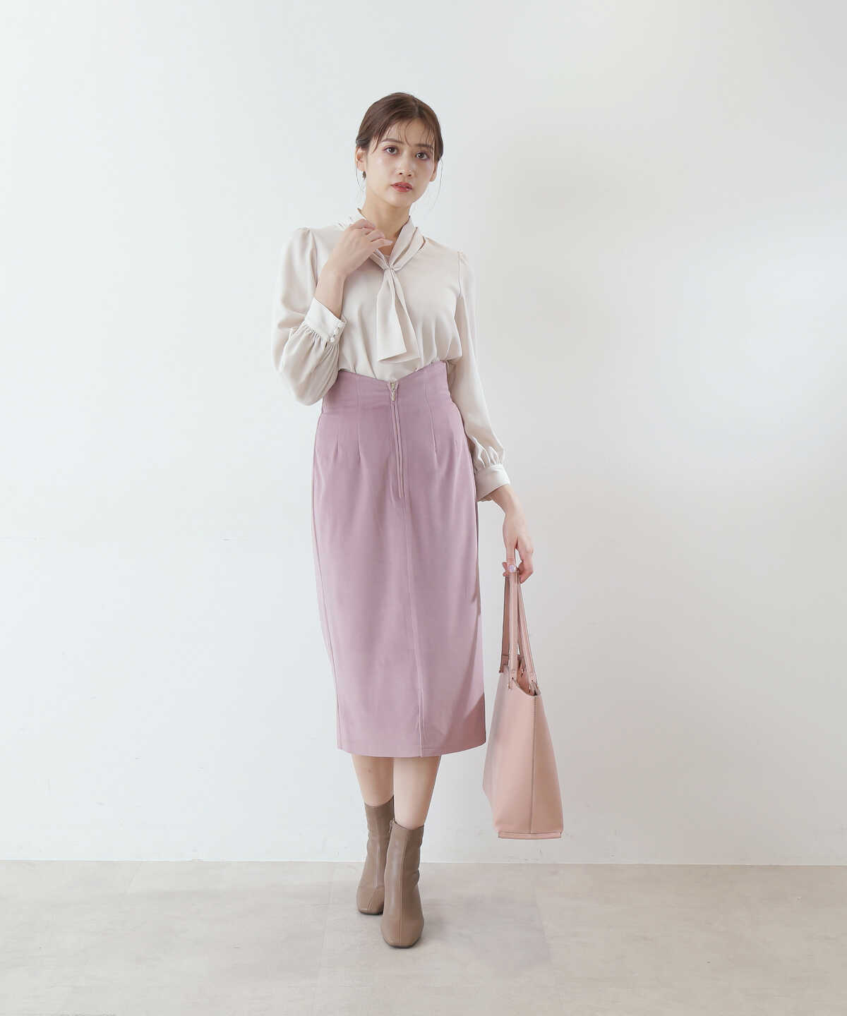 ジルスチュアート ◆ ダイレーススカート ピンク size2 ロングスカート 【受注生産品】