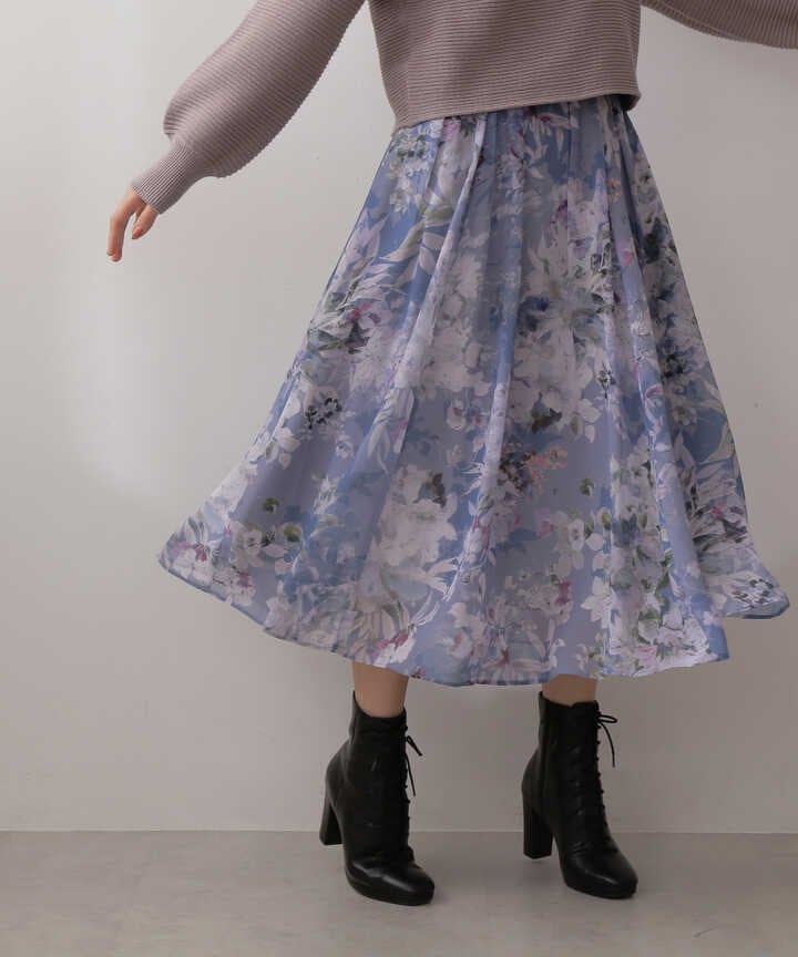 JILL BY JILLSTUART サマーブルーム 花柄スカート