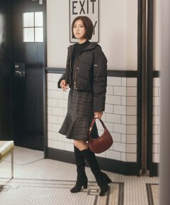 モールツイードスカート | JILL by JILLSTUART | サンエービーディー 正規品の通販サイト 新品未使用*ジルスチュアート ショルダーバック 秋冬 ツイード ポーチ/バニティ
