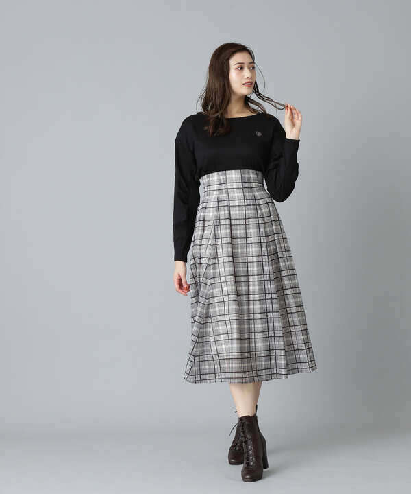 新品タグ付き jillbyjillstuart チェックスカートレディース