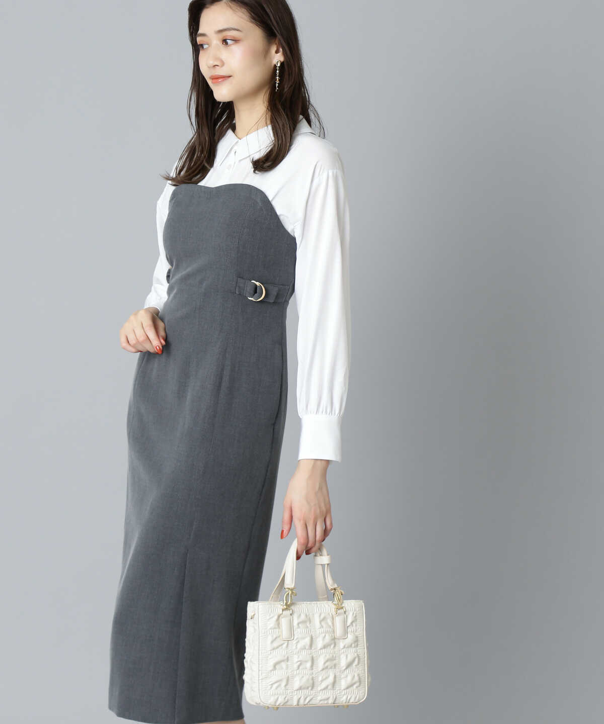 シャツドッキングタイトワンピース | JILL by JILL STUART | ノード ...