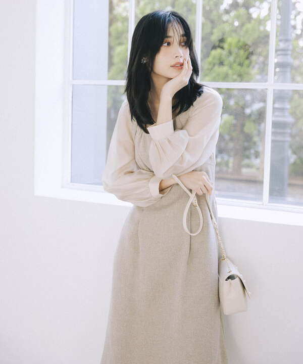送料無料/プレゼント付♪ JILL by JILLSTUART 膝丈ワンピース Mサイズ 