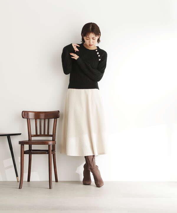 ビジューリブニットトップス（1252270055） | JILL by JILL STUART