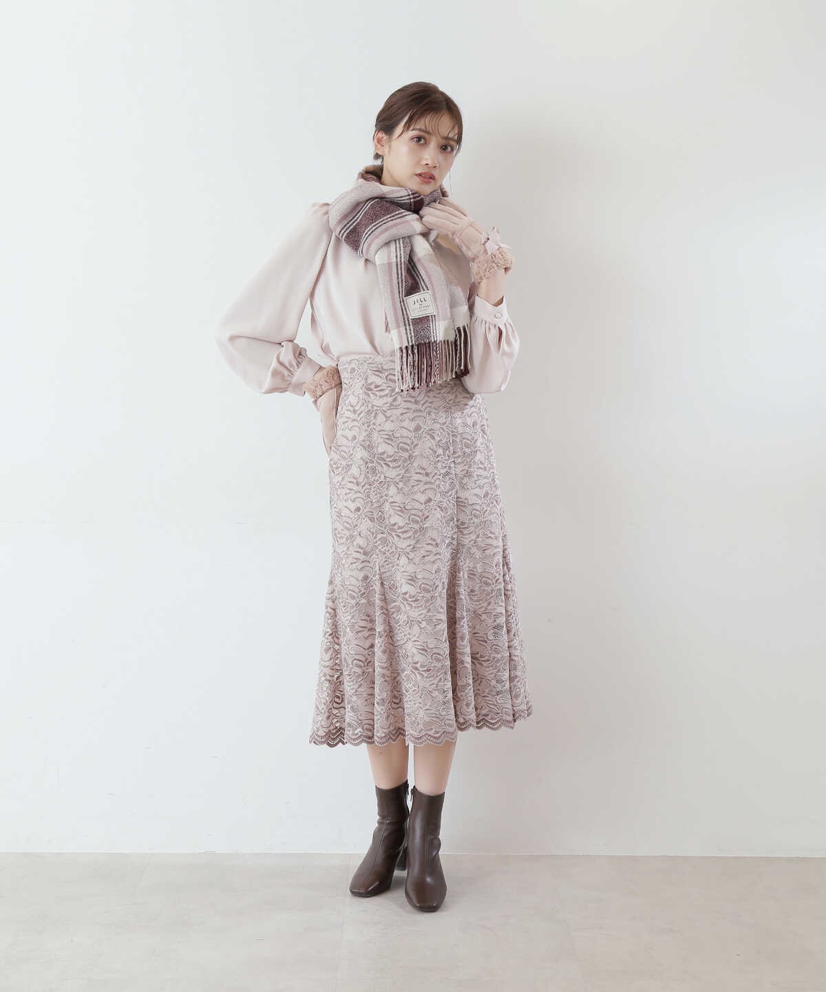 チェックストール | JILL by JILLSTUART | サンエービーディーオンラインストア - SANEI bd ONLINE STORE