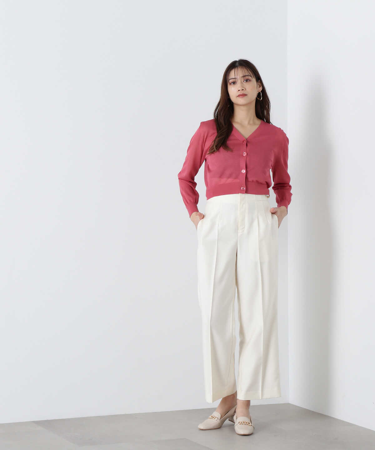 サテンストレートパンツ | JILL by JILL STUART | サンエービーディー 