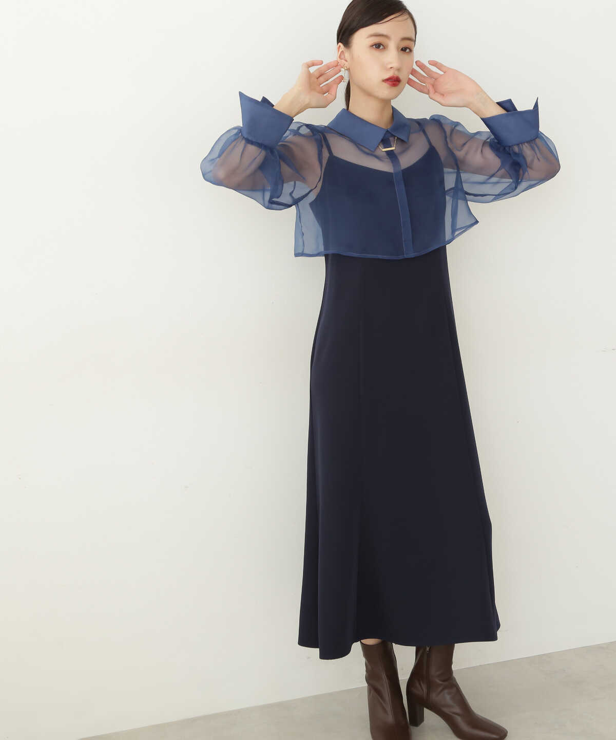ショートレイヤードキャミワンピースセット | JILL by JILL STUART 