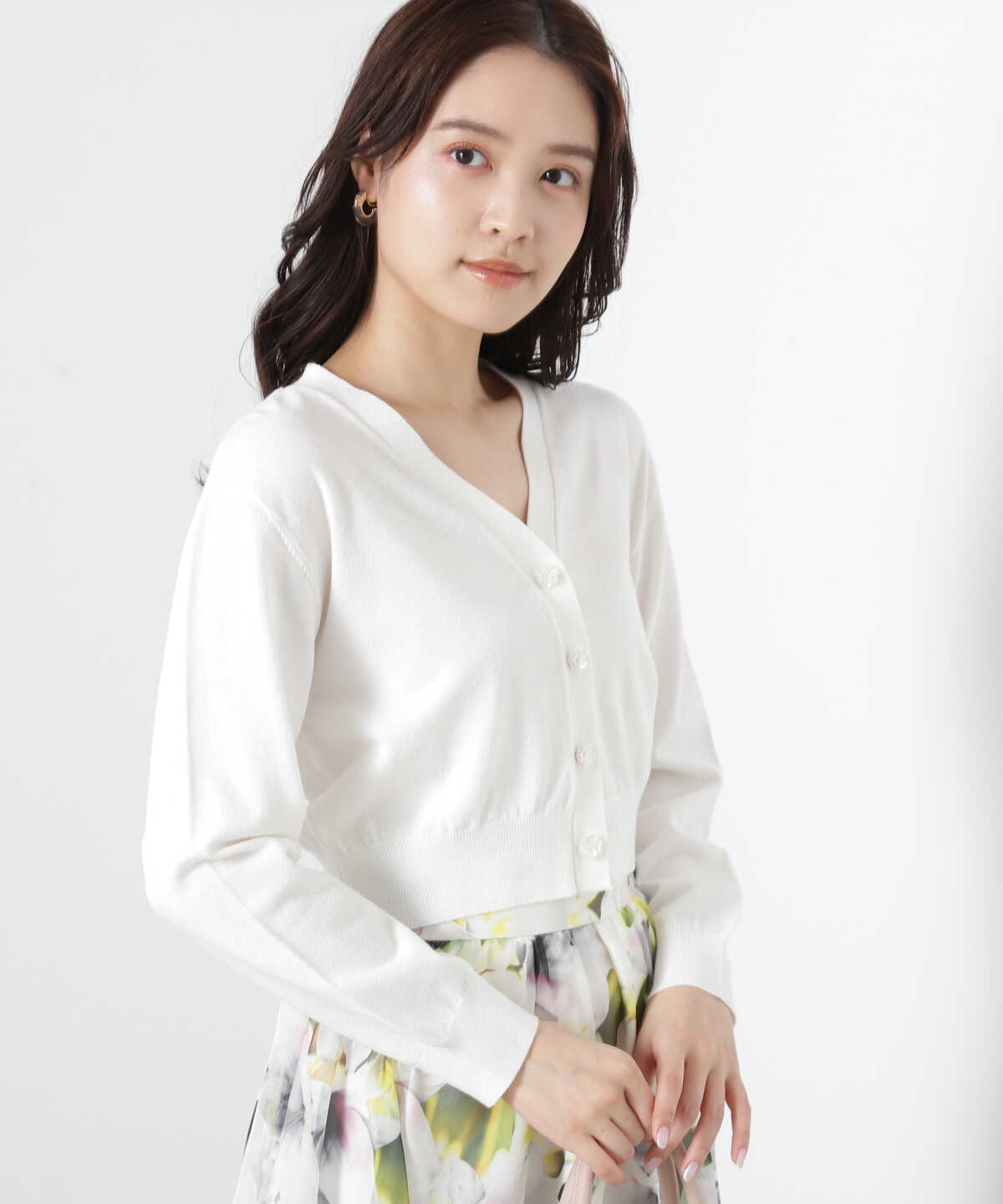 ＵＶスパンフラワーニットカーデ | JILL by JILL STUART | サンエー 