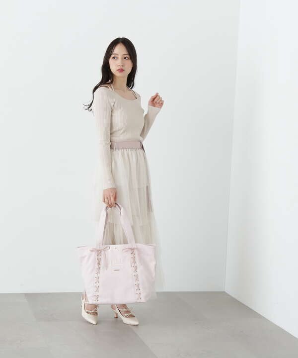 レースアップトート（大）（1253183002） | JILL by JILL STUART