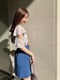 シェルジュイプリントブラウス